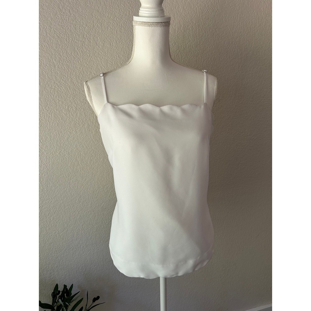 Moonlit Dinner Scalloped Cami | Banana Republic M